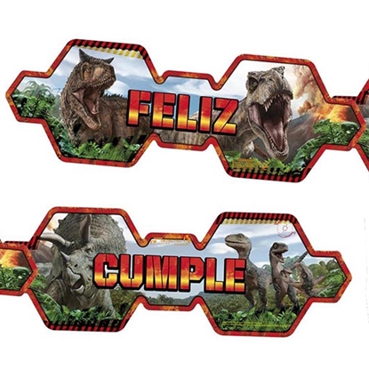 Imagen de Dinosaurio cartel feliz cumpleaños (jurassic world)