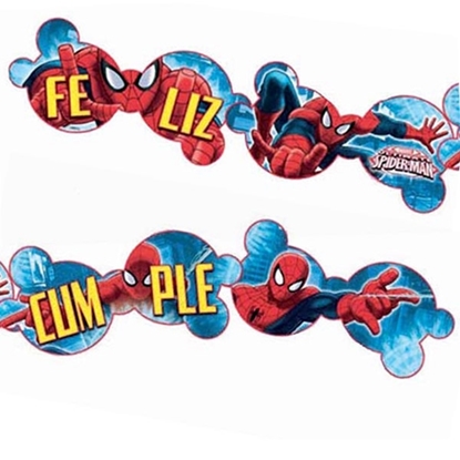 Imagen de Spiderman cartel feliz cumpleaños