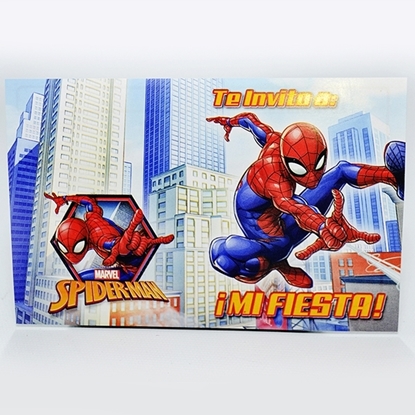 Imagen de Spiderman invitación
