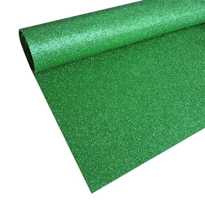 Imagen de Goma Eva con Brillantina Color Verde  40 x 60cm